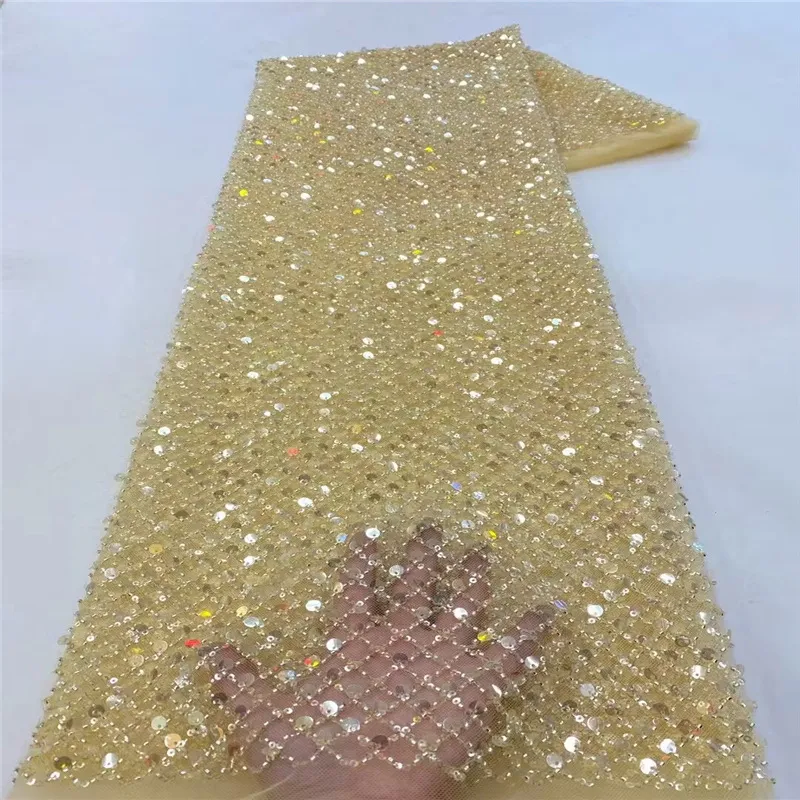 Beaded Lace Fabirc(pic3) Beaded Lace Fabirc(pic3)