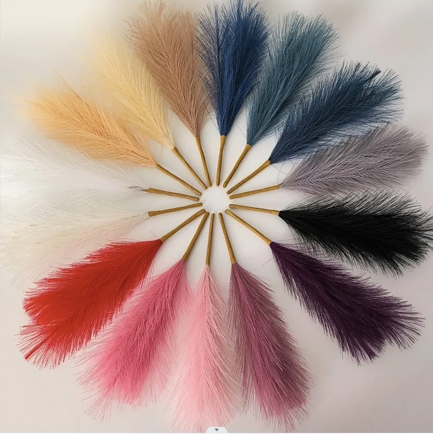 43-45cm 5 Stems Home Decoration Carnival Costume Design Wedding Deco Artificial Pampas Grass(pic1) 43-45cm 5 Stems Home Decoration Carnival Costume Design Wedding Deco Artificial Pampas Grass(pic1)