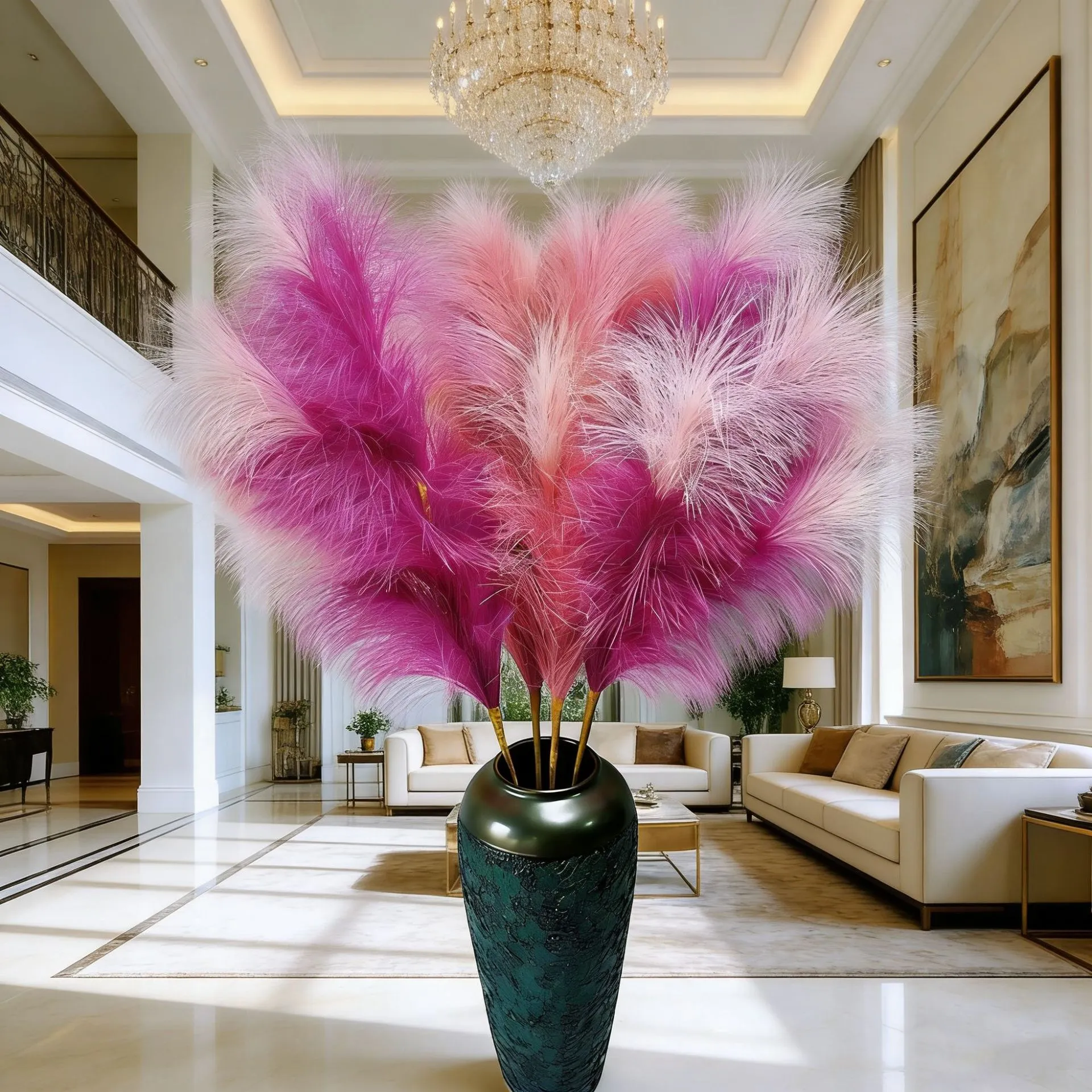 &nbsp;97cm Artificial Pampas Grass for Home Decoration Carnival Costume Design Wedding Deco(pic3)