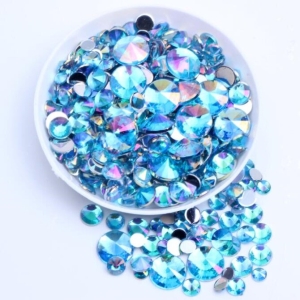 Round Acrylic Rhinestone Flatback Rhines
