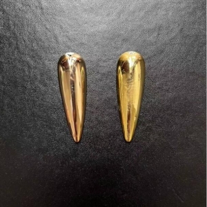 18*55 Long Teardrop Gold Rhinestone