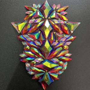 Iron on Rhinestone Applique For Carnival