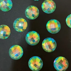 28mm Circle Resin Rhinestone