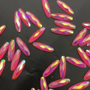 8*27 Oval Resin Rhinestone 