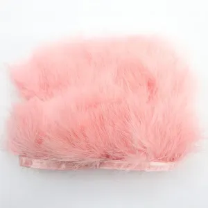 6-10cm Fluffy Turkey Feather Trim 