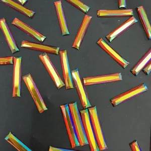 5*25 Rectangle Resin Rhinestone 