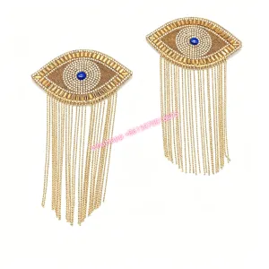 Hot Fix Rhinestone Shoulder Pa