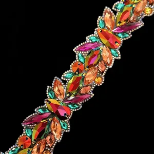 Iron on Rhinestone Trim 