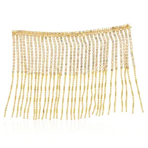  Fancy Rhinestone Chain with F