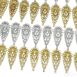  Plastic Rhinestone Trim