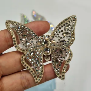 Rhinestone Butterfly Applique 
