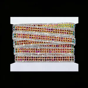 1cm Wide Self-adhesive Rhinestone Tape 