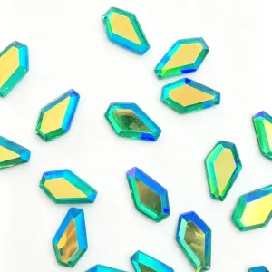 17*28 Green AB Resin Rhinestone 